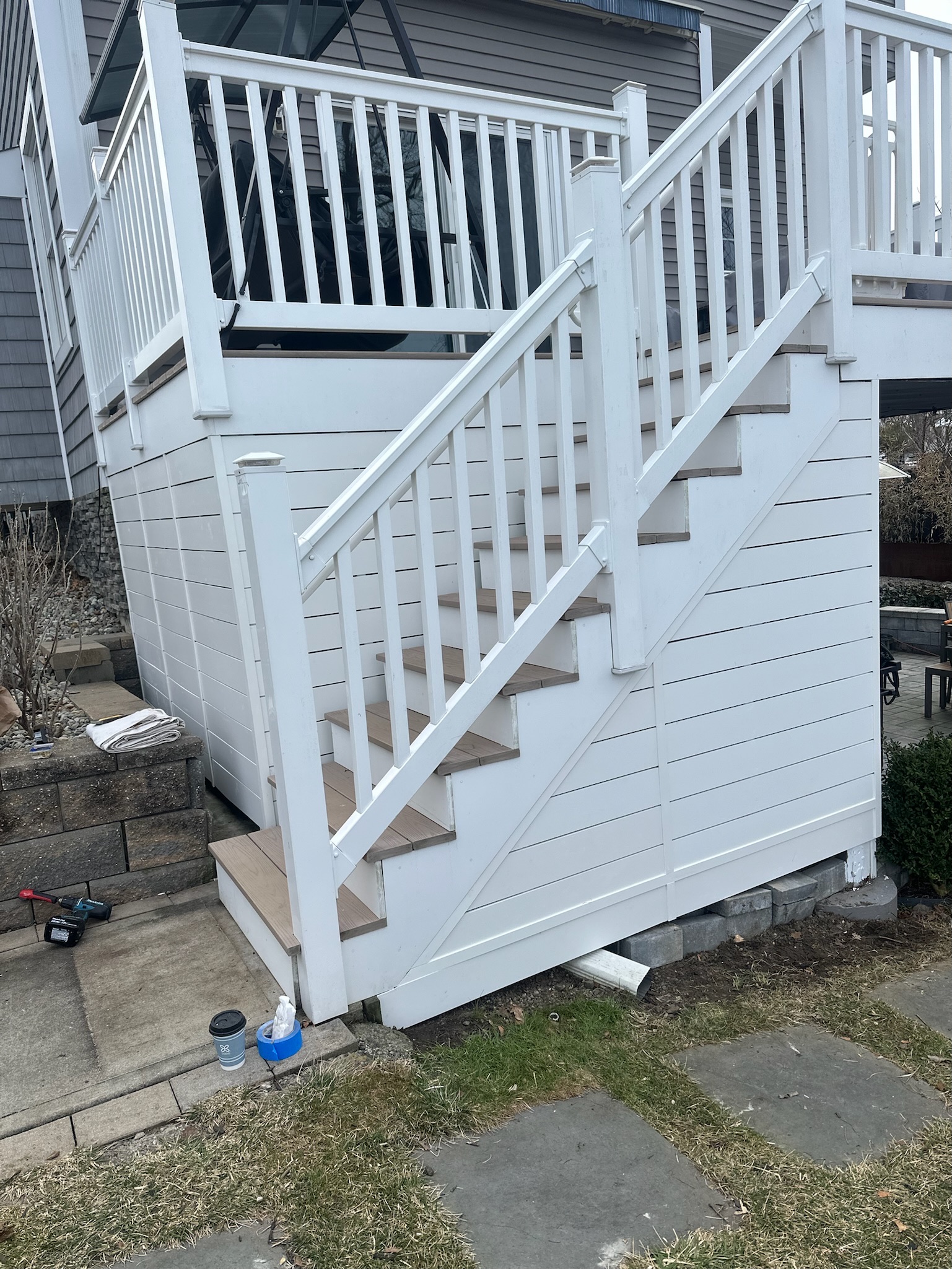 Deck Stairs Construction - Photo 9